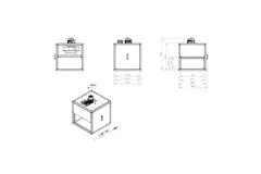 Moteur de ventilateur de caisson extérieur à débit linéaire - MPC TI 500 EC K01