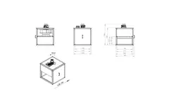 Moteur de ventilateur de caisson extérieur à débit linéaire - MPC TI 560 EC K01