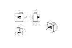 Moteur du ventilateur de la boîte débit d'air extérieur - MPS 500 EC I K 01