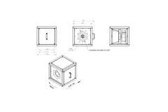 Moteur du ventilateur de la boîte débit d'air extérieur - MPC T 280 D2 I K 01