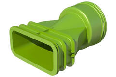 Ubbink Air Excellent 48C AE55SC adapteur 180°