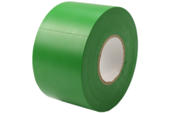 Ruban PVC vert 50 mm de large - rouleau 33 m