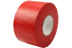 Ruban PVC rouge 50 mm de large - rouleau 33 m