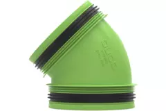 Raccord Duco 45° avec joint en caoutchouc D160/D160 (M/M)