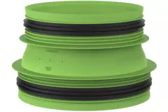 Raccord Duco avec caoutchouc D160-D180 (M/M)