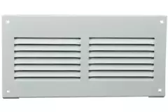 Grille à fente rectangulaire en métal 200 x 100 blanc - MR2010