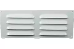 Grille à fente rectangulaire en métal 260 x 105 blanc - MR26105