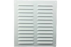 Grille à fente rectangulaire en métal 260 x 280 blanc - MR2628