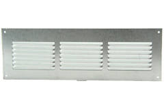 Grille à fente rectangulaire en métal 300 x 100 zinc - MR3010ZN