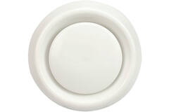 Soupape de ventilation 125 mm entrée et sortie avec ressorts à friction - DAV-C125