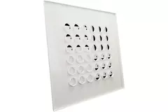 Diffuseur plafonnier multi-buses 596x596 mm - MN24 RAL9016
