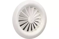 Diffuseur à jet hélicoïdal rond 315mm vis centrale - SWR 315 RAL 9016