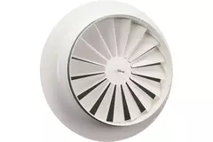 Diffuseur à jet hélicoïdal rond 315mm vis centrale - SWR 315 RAL 9016