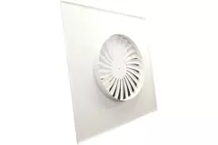 Diffuseur à jet hélicoïdal à ailettes fixes 400mm carré - SWS 400 RAL 9016