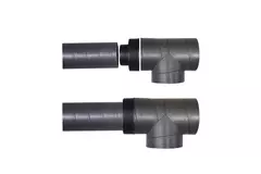 Ubbink Aerfoam Pièce en T à 90 degrés 125 mm