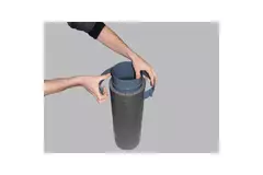 Accouplement Ubbink Aerfoam 180 mm