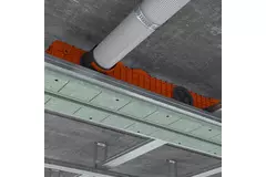 Diffuseur à fente sans cadre Ergovent 1000 mm avec diamètre de raccordement 90 mm - profilé