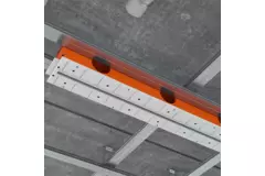 Diffuseur à fente sans cadre Ergovent 600 mm avec diamètre de raccordement 75 mm - profilé