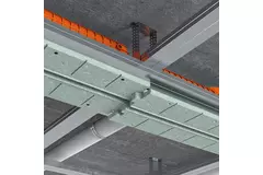 Diffuseur à fente sans cadre Ergovent 1050 mm avec diamètre de raccordement 75 mm - modulaire - 1 fente