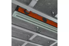 Grille linéaire encastrable sans cadre Ergovent 1000 mm avec diamètre de raccordement 75 mm - standard