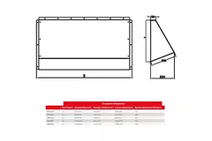 Capot de protection contre les intempéries Maxivent pour M4523 horizontal - HD