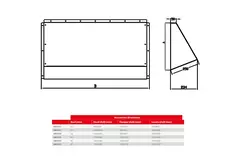 Capot de protection contre les intempéries Maxivent pour MR4535 horizontal - HD