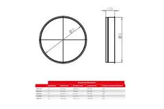 Connecteur rond flexible Maxivent pour M4540 horizontal/profil bas - FC