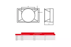Connecteur rond Maxivent pour M4012 horizontal - RC