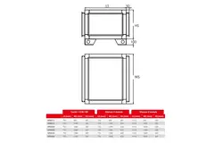 Maxivent silencieux 600 mm pour MR4545 horizontal - SL1