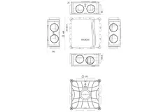 DucoBox Silent 2.0 400 m³/h + 2x capteur de CO2 - bouchon de sécurité