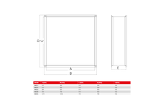 Raccord rectangulaire flexible Maxivent pour M4555 profil horizontal/bas - FC