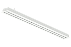 Diffuseur de ligne aluminium avec 1 feuille de motif réglable - 500 mm - RAL 9016