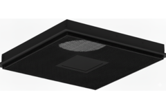 Diffuseur plafonnier perforé pour l'alimentation et l'évacuation 595x595 mm - 250 mm - RAL 9005