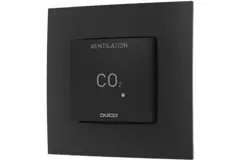 Sonde d'ambiance Duco CO2 sans commande RF/câblée noir