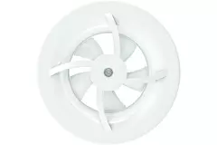 Ventilateur de salle de bains Solara avec radiateur - diamètre 100 mm - blanc mat