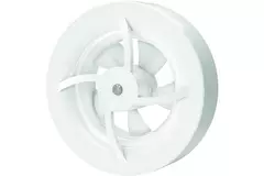 Ventilateur de salle de bains Solara avec radiateur - diamètre 100 mm - blanc mat