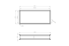 Connecteur flexible 600 x 250 - VS 6025