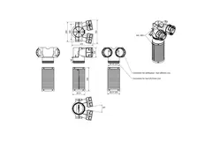 Vent-Axia Uniflexplus collecteur de valves 2 x Ø90 mm - Ø125 mm