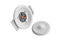 Clapet de ventilation Ergovent encastrable sans cadre, rond, 100 mm – avec effet Coanda
