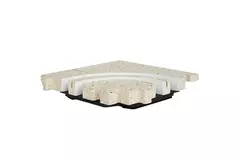 Pièce d'angle incurvée Ergovent pour diffuseurs à fentes modulaires à 2 fentes