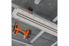 Diffuseur à fente sans cadre Ergovent 1050 mm avec diamètre de raccordement 90 mm - modulaire - 2 fentes