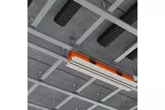 Ergovent diffuseur à fentes sans cadre 1050 mm avec diamètre de raccordement 125 mm - climatisation - 2 fentes