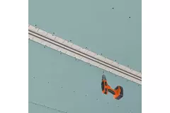 Ergovent diffuseur à fentes sans cadre 1050 mm avec diamètre de raccordement 125 mm - climatisation - 2 fentes