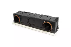 Grille Ergovent sans cadre 1000 mm avec diamètre de raccordement 150 mm - climatisation - 3 fentes
