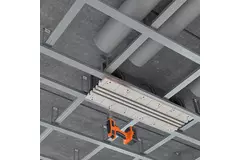 Grille Ergovent sans cadre 1000 mm avec diamètre de raccordement 150 mm - climatisation - 3 fentes