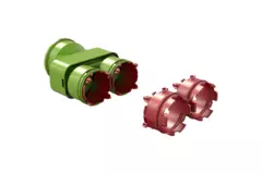 Ubbink Air Excellent 55SC-23C connecteur pour boîtier de distribution d'air DBOX 200/800