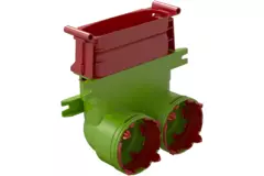 Ubbink Air Excellent 2x 34C - 45SC coude 90° réducteur