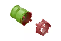 Ubbink Air Excellent 48C connecteur pour boîtier de distribution d'air DBOX 200/800