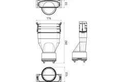 Réducteur Ubbink Air Excellent 45SC - 48C