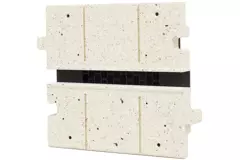 Profilé intermédiaire Ergovent pour diffuseurs modulaires à fentes enfichables 200 mm - 1 fente